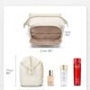 BAGSMART Travel Makeup Bag, Cosmetic Bag Make Up Organizer Case,Large Wide-open Pouch for Women Purse for Toiletries Accessories Brushes - Image 5