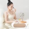 Silicone Makeup Brush Holder, Large Capacity Makeup Brush Bag, Portable Travel Cosmetic Brush Bag for Travel and Daily, Upgraded version (Standard version, Pink2) - Image 6
