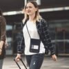 RFID Blocking Passport Holder Wallet with Neck Stash Pouch for Traveling Security Credit ID Card - Image 9