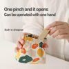 Veki 4Pcs Lipstick Bags Small Cosmetic Bag Travel Shrapnel Makeup Bags Waterproof Large Capacity Key Storage Organizer Case for Women, Portable Goods Mini Inside Purse (Multicolour, Medium) - Image 3