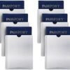 RFID Blocking Sleeve Anti Theft Credit Card & Passport Holder Wallet Pocket - To protect your valuable information from theft (6 Passport Holder)