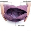 Portable Toiletry Bag for Women and Men, Travel Bag with Hanging Hook, Waterproof Makeup Cosmetic Bag Organizer Bathroom Storage Bag for Travel Accessories, Toiletries, Large Capacity(GRAY) - Image 5