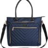 Kenneth Cole REACTION Chelsea Quilted Chevron 15" Laptop & Tablet Business Tote with Removable Shoulder Strap