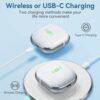 Bluetooth Headphones 50Hrs Playtime with Wireless Charging Case - Image 3