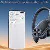 Bluetooth Headphones Wireless Earbuds 80hrs Playtime Wireless Charging Case Digital Display Sports Ear buds with Earhook Premium Deep Bass IPX7 Waterproof Over-Ear Earphones for TV Phone Laptop Black - Image 4