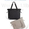 BAGSMART Tote Bag for Women, Large Womens Tote Bag with Zipper, Quilted Hobo Bag Top Handle Handbag for Travel Work - Image 5