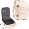 coowoz Large Travel Backpack For Women Men,Carry On Backpack,Hiking Backpack Waterproof Outdoor Sports Rucksack Casual Daypack Travel Essentials（Beige）