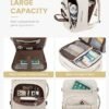 LOVEVOOK Large Travel Backpack for Women, TSA Carry on Backpack for Airplanes, 40L Personal Item Travel Bag fits 17" Laptop with USB Port, Waterproof Carry on Bag Flight Approved with 4 Packing Cubes - Image 3