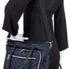 Kenneth Cole REACTION Chelsea Quilted Chevron 15" Laptop & Tablet Business Tote with Removable Shoulder Strap - Image 2
