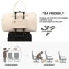 LOVEVOOK Travel Duffle Bag, Weekender Bag for Women with Toiletry Bag, Carry on Overnight Bag with Shoe Compartment, Gym Duffel Bag with Wet Pocket, Mommy Hospital Bags for Labor and Delivery - Image 4