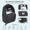 OMOUBOI Casual Daypacks Superbreak Backpack 14 inch Laptop Backpack for Women & Men Fits Tourism Business (Black) - Image 4