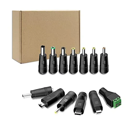 Universal 5V DC 5.5 2.1mm Jack Charging Cable Power Cord, USB to DC Power Cable with 14 Interchangeable Plugs Connectors Adapters Compatible with 5V Devices Max Support 3A - Image 8