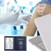 Passport Holder Wallet, Upgraded Leather Passport and Vaccine Card Holder Combo, Passport Cover with Vaccine Card Slot, Travel Accessories for Women Men, Dark Blue - Image 5