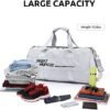 Small Gym Bag Duffle for Women Men with Shoe Compartment & Wet Pocket, Sports Workout Tote Duffel Bag with Shoulder Strap for Travel Dance Yoga, Weekender Overnight Weekend Bag - Image 5