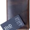 Hide & Drink, Leather Passport Case With Credit Card Slot, Bills Holder, Traveler Essentials, Handmade :: Bourbon Brown - Image 5