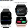 Smart Watch for Men Women Alexa Built-in, 1.8" IP68 Waterproof Fitness Watch with Call Function, Heart Rate & Sleep Monitor, 100 Sport Modes Fitness Tracker Android iOS Compatible - Image 2