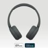Sony Wireless Bluetooth Headphones - Up to 50 Hours Battery Life with Quick Charge Function, On-Ear Model - WH-CH520B.CE7 - Limited Edition - Matte Black - Image 2