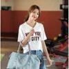 Womens travel bags, weekender carry on for women, sports Gym Bag with Wet Pocket, workout duffel bag, overnight shoulder Bag fit 15.6 inch Laptop large Blue - Image 9