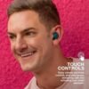 JLab Go Air Pop True Wireless Bluetooth Earbuds + Charging Case, Teal, Dual Connect, IPX4 Sweat Resistance, Bluetooth 5.1 Connection, 3 EQ Sound Settings Signature, Balanced, Bass Boost - Image 6