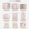 Packing Cubes for Travel, PACTIVE 9 Set Luggage Organizers with Toiletry Bag, Shoe Bag, Electronics Bag, Compression Cells, Travel Accessories Essentials - Image 4