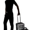 Rockland Fashion Softside Upright Luggage Set, Expandable, Black Plaid, 2-Piece (14/19) - Image 8