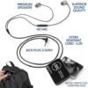 UliX Rider Wired Earbuds in-Ear Headphones, Earphones with Microphone, 5 Years Warranty, with Anti-Tangle Cable, Ear Buds for iPhone, iPad, Samsung, School Students, Kids, Women, Small Ears - Image 2