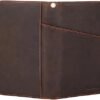 Polare Full Grain Leather Travel Passport Holder RFID Blocking Cover Case With YKK Zipper Travel Document Organizer Wallet Holders 2 Passports - Image 5