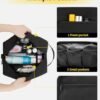 Vorspack Travel Toiletry Bag for Men - Large Toiletries Bag Water Resistant Hanging Dopp Kit Travel Bag for Toiletries Accessories Gifts - Image 3
