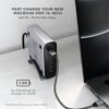 Satechi 200W 6-Port GaN Charger - 2X 140W USB-C and 4X USB-C, Fast Charging Travel Station for Apple and Most Thunderbolt Devices - Image 3