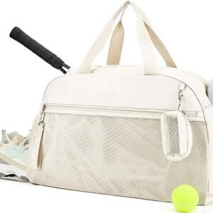 Gym Bag for Women Sport Duffel Bag for Men with Shoes Compartment Travel Duffle Bags with Wet Pocket School Yoga Football Basketball Lightweight Carry on Weekender Bags Key Purse