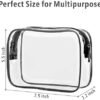 PACKISM TSA Approved Toiletry Bag - Clear Makeup Bag Waterproof Quart Size Bag, Travel Makeup Cosmetic Bag for Women, Carry on Airport Airline Compliant Bag, 3 Pack - Image 3