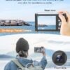 4K Digital Camera Autofocus Vlogging Camera Kids with Front Rear Lens, 32GB Card, 2 Batteries, 48MP 16X Digital Zoom Anti-Shake Time Stamp, Compact Travel Selfie Camera for Kid Teen Beginner(Black) - Image 2