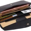 ZOPPEN Mulit-purpose Rfid Blocking Passport Holder Travel Wallet (Ver.4) Passport and Vaccine Card Holder ComboTri-fold Document Organizer Travel Essentials - Image 4
