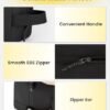 Vorspack Travel Toiletry Bag for Men - Large Toiletries Bag Water Resistant Hanging Dopp Kit Travel Bag for Toiletries Accessories Gifts - Image 4