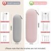 Silicone Makeup Brush Holder, Large Capacity Makeup Brush Bag, Portable Travel Cosmetic Brush Bag for Travel and Daily, Upgraded version (Standard version, Pink2) - Image 4