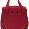 Rockland Melrose Upright Wheeled Underseater Luggage, Red, Carry-On 15-Inch - Image 4