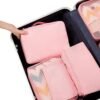 BAGAIL 8 Set Packing Cubes, Lightweight Travel Luggage Organizers with Shoe Bag, Toiletry Bag & Laundry Bag (Blush Pink) - Image 6