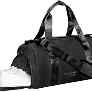 26L Weekender Duffel Bags for Women,Medium Small Travel Overnight Duffle Bags,Cute Sports Gym Bag with Shoes Compartment & Wet Pocket Lightweight Carry on Bag Foldable Bag