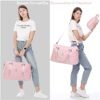 LOVEVOOK Weekender Bag for Women Cute Travel Tote Bag Gym Duffel Bag with Toiletry Bag Carry On Bag Overnight Hospital Bag - Image 6