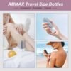 Travel Bottles for Toiletries 3 oz with Labels Silicone Leak Proof Travel Size Containers for Shampoo Lotion Refillable Travel Bottles Portable Size as Reusable Travel Accessories for Women - Image 2