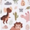 Passport Cover for Kids, Women and Men,Travel Documents Organizer Protecto,Travel Passport Holder,Passport Holder Cover Travel Wallet (dinosaur-pink) - Image 2