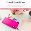 KUSSHI Neoprene Zipper Makeup Brush Pouch and Travel Pencil Case for Beauty Tools, Pencils, Brushes & Small Accessories - Makeup Brush Bag Pouch for Organization and Travel Items - Image 2