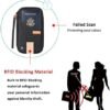 defway Passport Holder Travel Wallet - Family Passport Holder of 4, RFID Blocking Passport Wallet for Men Women, Travel Essentials for Flying, BLACK - Image 2