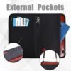 GOAUS Passport Wallet Travel Document Organizer [Extra Large] Zippered Case RFID Blocking, Multiple Passport Holder for Family of 4 to 6 - Image 3