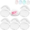 Smlpuame Pacifier Case,6 Pack BPA Free Pacifier Holder Case,Transparent Container Box for Baby Binky（Not Included),Essential Pacifier Accessories,Alway Keep Paci Clean,Easy to Clean(Transparent)