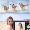 5K Digital Camera 2024 Newest 56MP Cameras for Photography Autofocus,10X Optical Zoom Vlogging Compact Camera with Front and Rear Camera,6-Axis Anti-Shake,Touch Screen with 64GB SD Card,2 Batteries - Image 4