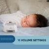 Brown Noise Machine with Night Light - White Noise Maker - Portable Sleep Sound Machine for Baby Kids Adult - Travel Baby Soother - Include Pink Noise Thunderstorm Ocean Rain Nature Sound & Fan Noise - Image 3
