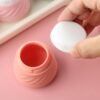 Gemice Travel Containers for Toiletries, Silicone Cream Jars TSA Approved Travel Size Containers with Toiletry Bag, Wide Mouth Leak-proof Travel Accessories with Lid for Cosmetic Cream (4 Pack) - Image 2