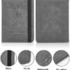 Passport Holder Cover Wallet for Men Women, Travel Essentials Must Haves Waterproof RFID Blocking Card Slots Leather Passport Case Travel Wallet - Image 4