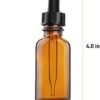 Yesker Amber Glass Bottles for Essential Oils with Glass Eye Dropper 30 ml (1oz) for Essential Oils, Chemistry Lab Chemicals, Colognes & Perfumes- Pack of 6 - Image 3